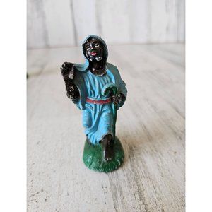 Vintage Italian Shepherd nativity village Italy fontanini